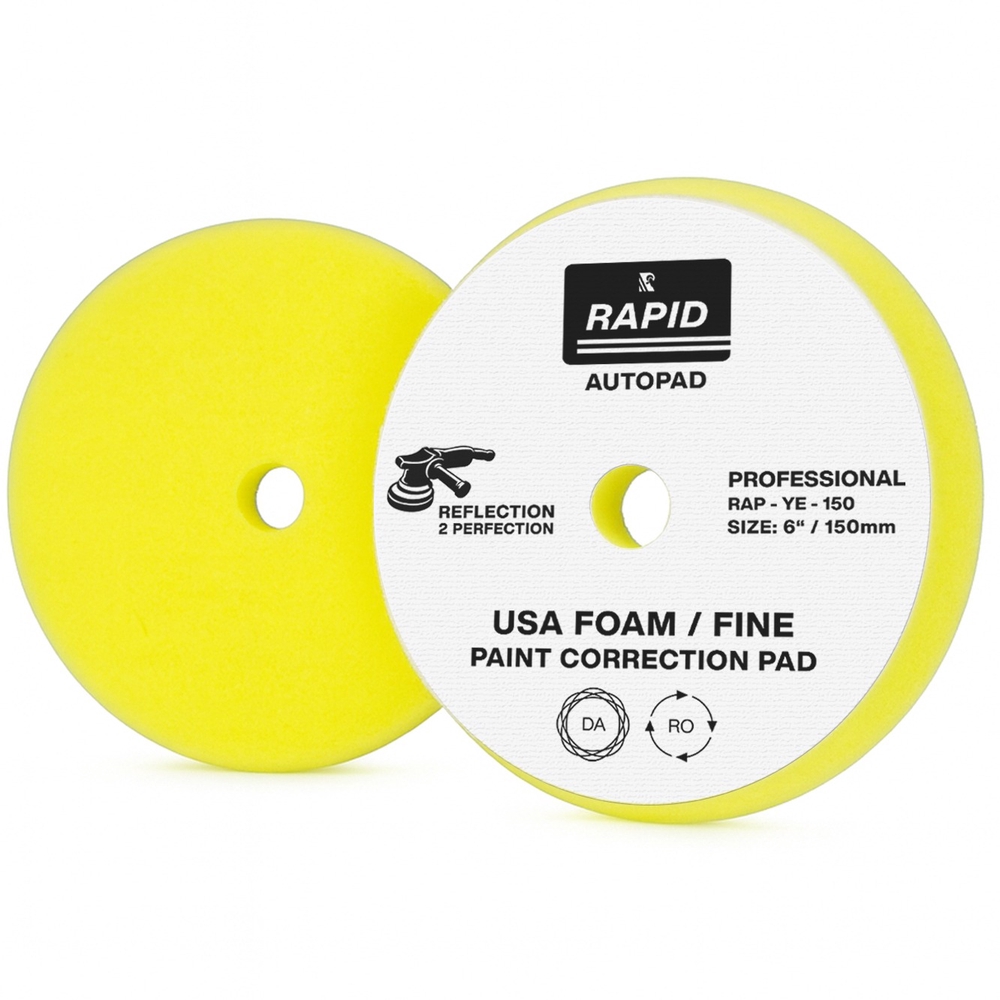 RAPID-FINE-YELLOW-POLISHING-PAD-150MM